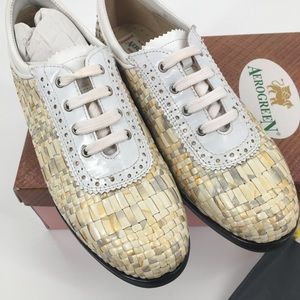 NIB Aerogreen COSTA Leather Golf Shoes Size 8.5